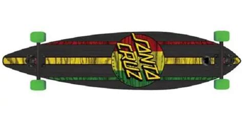 Santa Cruz Mahaka Rasta Longboard Completo Skatepro