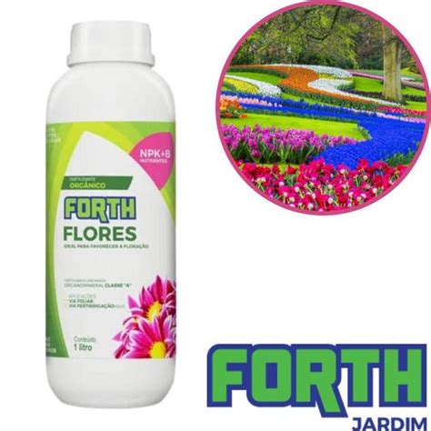 Fertilizante Orgânico Adubo Forth Flores Concentrado 1 Litro