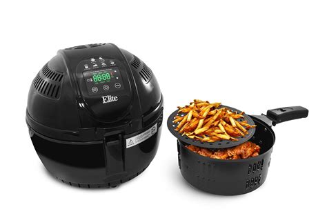 Elite Platinum Quart Digital Air Fryer Black Wgl