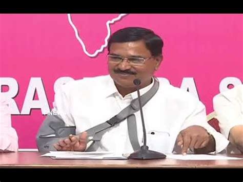 BRS Minister Niranjan Reddy Press Meet YouTube