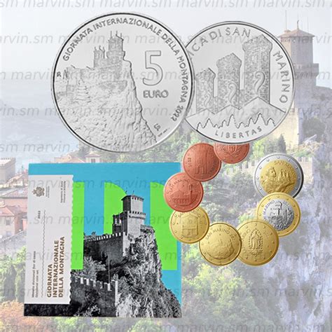 Euro Set San Marino Coins Bu