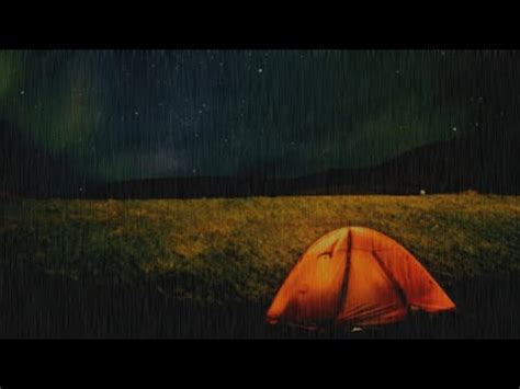 Rain On Tent Hrs Dark Screen From Sleep Relaxing Focus And Beating