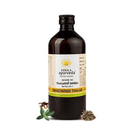 Buy Kerala Ayurveda Sahacharadi Thailam 450 ml| Back pain oil | Massage ...