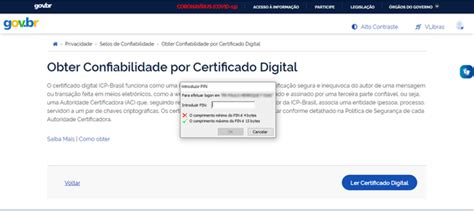 Certificado Digital Icp Brasil Permite Acesso Ao Conte Do Completo Do E