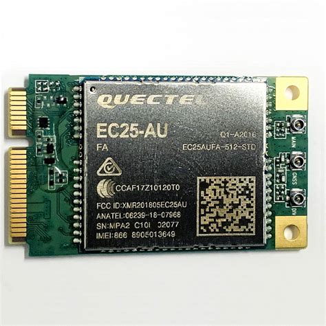 Quectel Ec Au G Lte Cat Mini Pcie Module With B Power Over