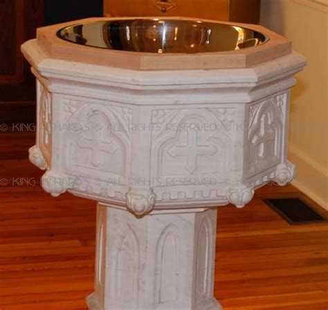 Baptismal-Fonts-New - New Hand Carved Marble Baptismal Font