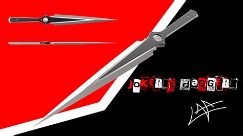 Jokers Dagger Persona5 3d Model Available By Vmbrinkis On Deviantart