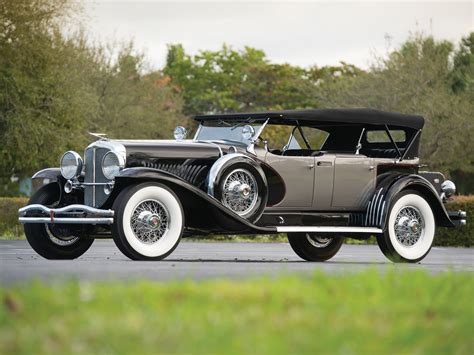 Duesenberg Model J Sweep Panel Dual Cowl Phaeton By Lebaron