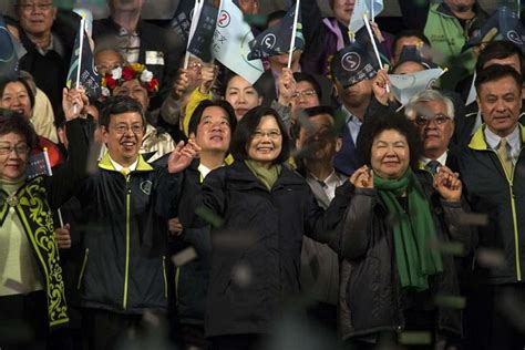 Democratic Progressive Partys Tsai Ing Wen Becomes Taiwans First