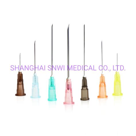 Disposable Sterile Hypodermic Injection Medical Grade Stainless Steel