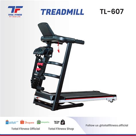 Total Fitness Treadmill Elektrik Multifungsi Tl 607 Total