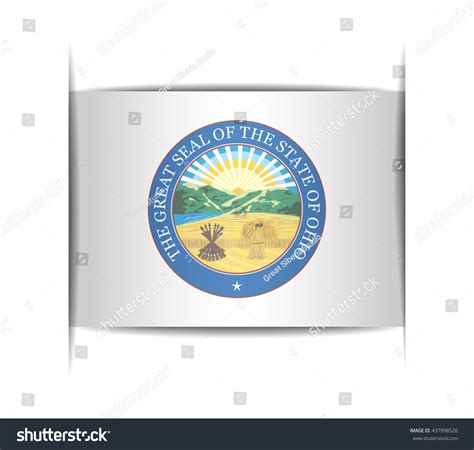 Seal State Ohio Vector Illustration Stylized Stock Vector (Royalty Free ...