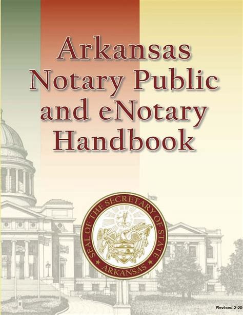 Arkansas Notary Public And Enotary Handbook Paperback