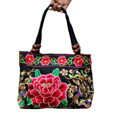 Vintage Embroidery Women Handbag Shoulder Bag Women Handbags