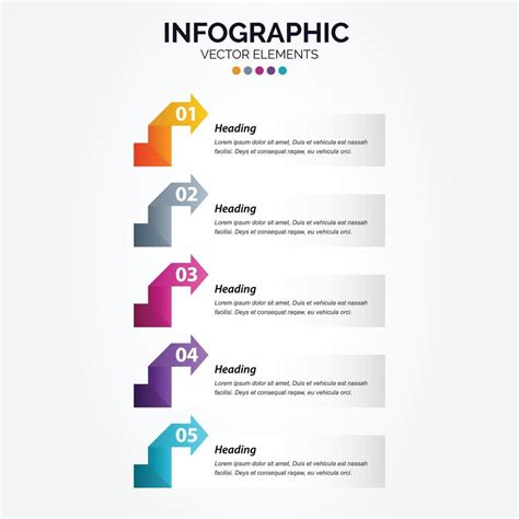 Presentation Business Vertical Infographic Template With Options