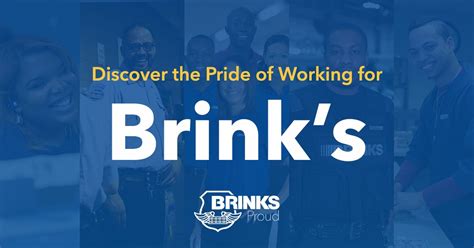 Brink’s Inc on LinkedIn: #BrinksCareers #BrinksProud