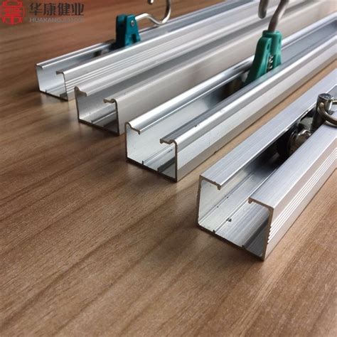 Medical Curtain Track Rail Glider Rollers Hooks And Aluminum Cube Track