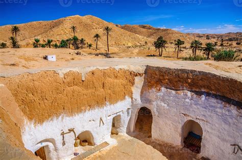 Vue Sur La Maison B Douine Berb Re Traditionnelle Dans Le D Sert Du