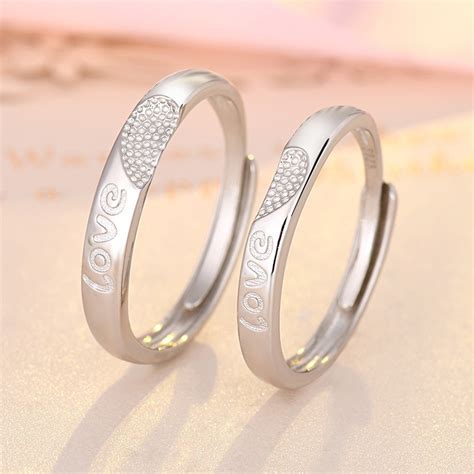 2 Anillos Duo Promesa Plata Fina 925 Amor Parejas 14 Febrero MercadoLibre