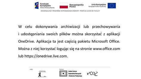 Korzystanie Z Wirtualnego Dysku OneDrive Ppt Pobierz