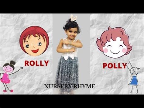 Rolly Polly Nursery Rhyme | English Action Rhyme | For Kids With Lyrics ...