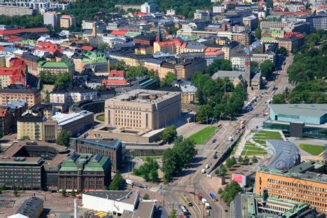 Kuva Helsingin Keskustaa Ilmakuva Ilmavalokuva Helsinki Etel