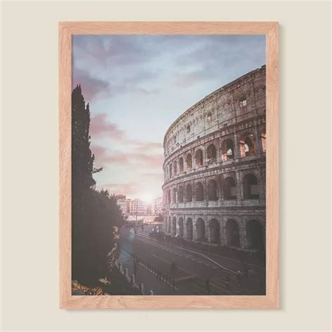 Cuadro Con Marco Roma Coliseo Frametastic Cuotas Sin Inter S