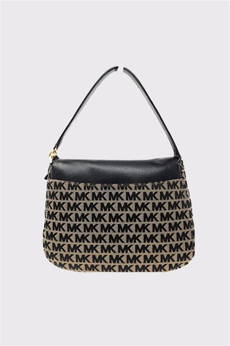 Michael Kors Bedford Medium Convertible Flap Shoulder In Signature