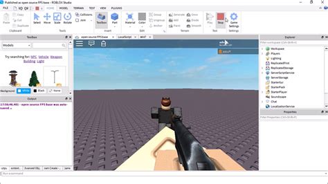 Roblox Studio Fps Framework