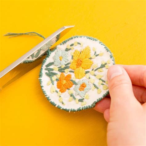 How To Diy Embroidered Patches Lavern Hook