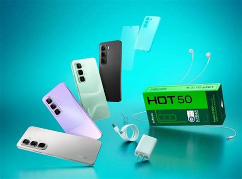 Infinix Hot 50 4G Secara Resmi Meluncur Dengan MediaTek Helio G100 Dan Layar 120Hz Ponselesa