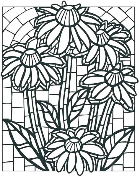 Coloring Mosaics Printable Printable Templates