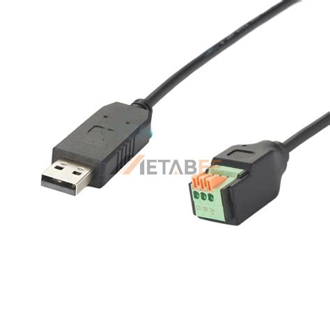 Renhotec Usb To Rs485 Modbus Rtu Cable With 30cm Round Black Cable