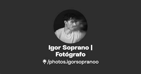 Igor Soprano Fotógrafo Instagram TikTok Linktree