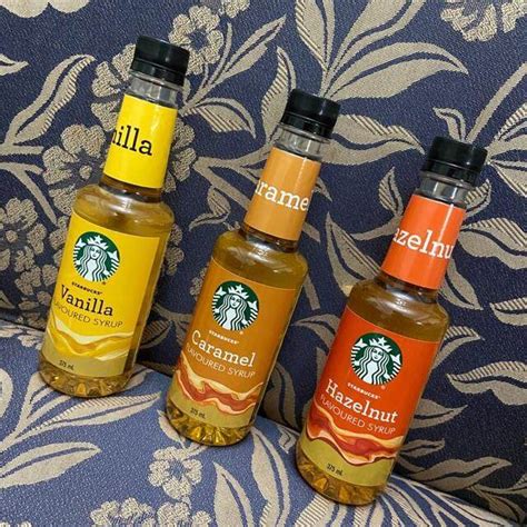 Starbucks Flavoured Syrup Vanilla Caramel And Hazelnut Lazada Ph