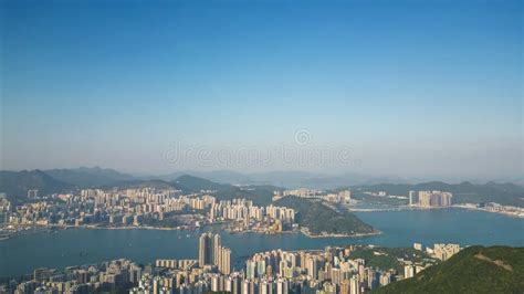 The Shore Of East Of Kowloon And Hong Kong 6 May 2022 Stock Photo