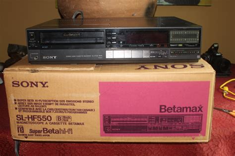 Sony Sl Hf Super Beta Hi Fi Stereo Betamax Vcr With Good Motors