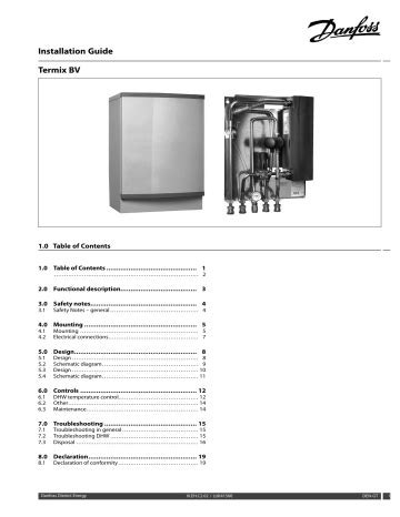 Danfoss Termix BV Operating Guide Manualzz