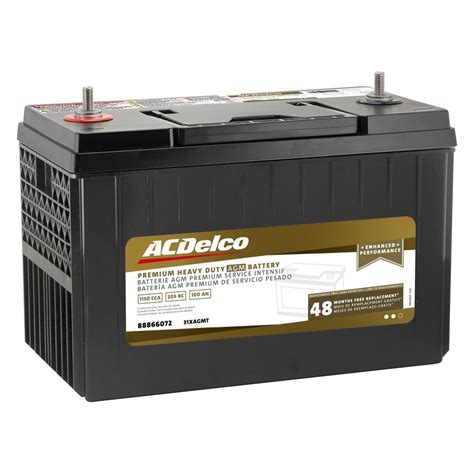 Acdelco Xagmt Professional Gold Series Premium Heavy Duty Agm