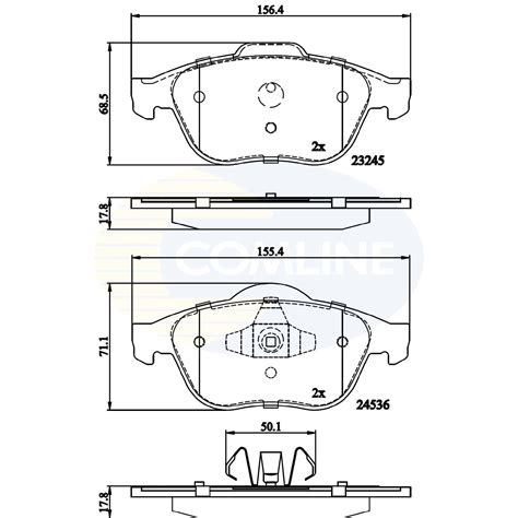 Comline Cbp Brake Pad Set For Sale Online Ebay