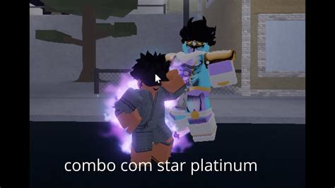 Your Bizarre Adventure COMBO PARA ESTEL BAR RUN STAR PLATINUM