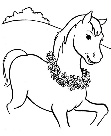 Cute Horse Coloring Pages – ColoringMe.com