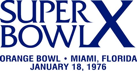 Super Bowl X Logopedia Fandom