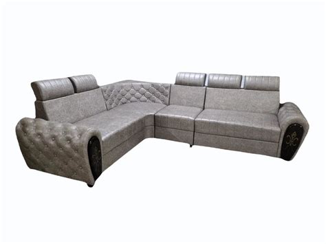 6 Seater Leather Corner L Shape Sofa Set At Rs 35000 Set In Bhubaneswar