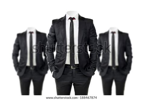 Business Man Black Suit No Face Stock Photo 188467874 Shutterstock