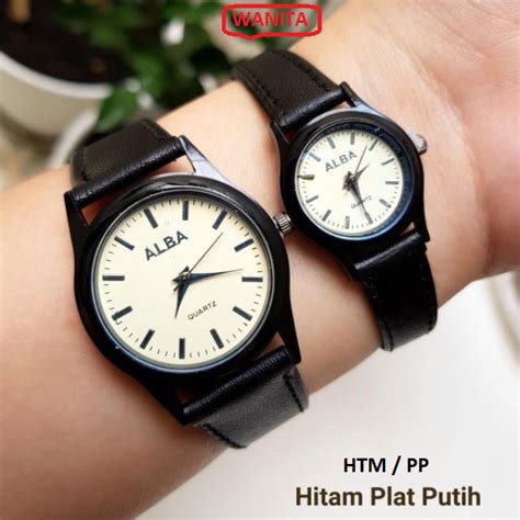 Jual Wbs Jam Tangan Couple Alba Vintage Casual Grosir Kulit Premium