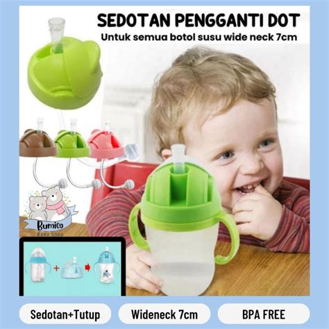 Jual Sedotan Pengganti Dot Botol Susu Piko Bello Dan Lainnya Wide Neck