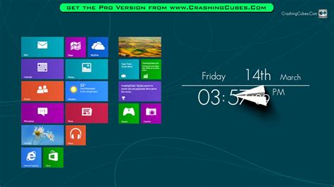 Win8 ScreenSaver Clock - Download & Review