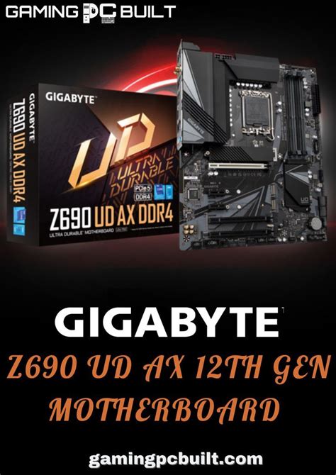 Gigabyte Z690 UD AX 12th GEN Motherboard