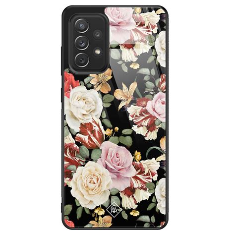 Samsung Galaxy A52s Glazen Hardcase Flowerpower Casimoda Nl